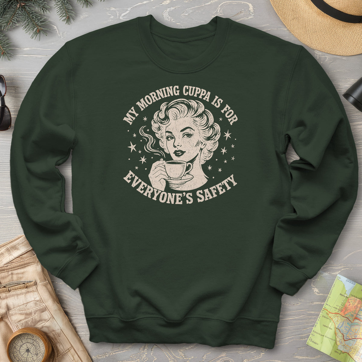 Morning Cuppa Safety Sweatshirt