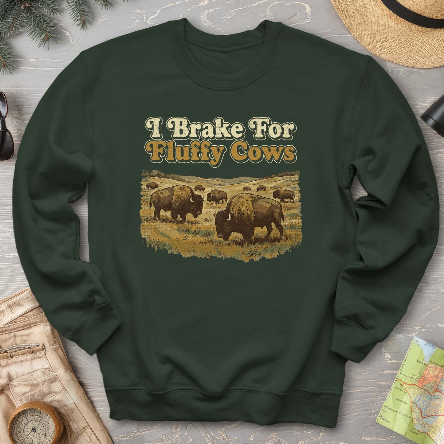 Fluffy Cow Brake Sweatshirt