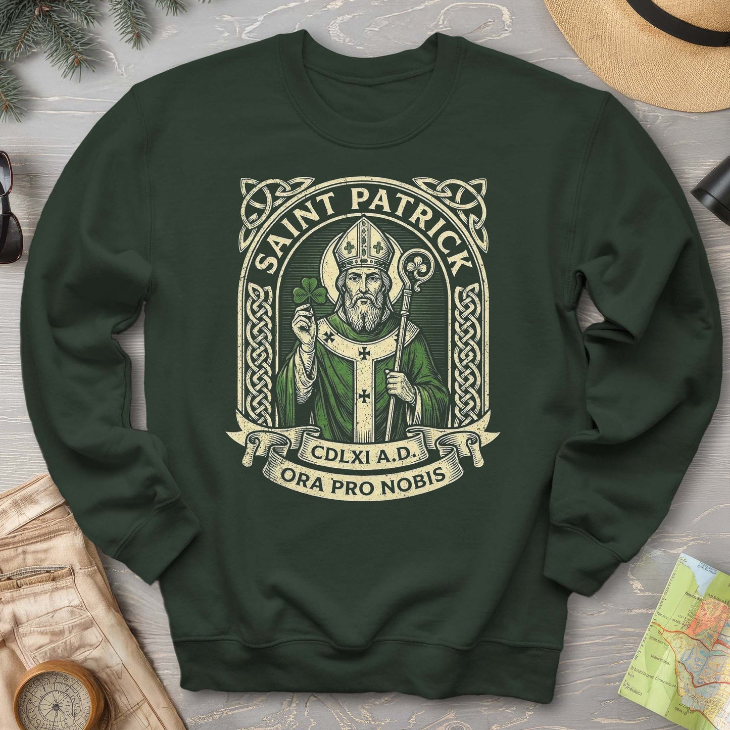 Saint Patrick Ora Pro Nobis Sweatshirt
