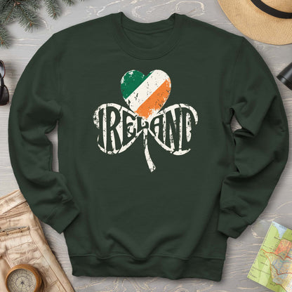 Ireland Shamrock Flag Sweatshirt