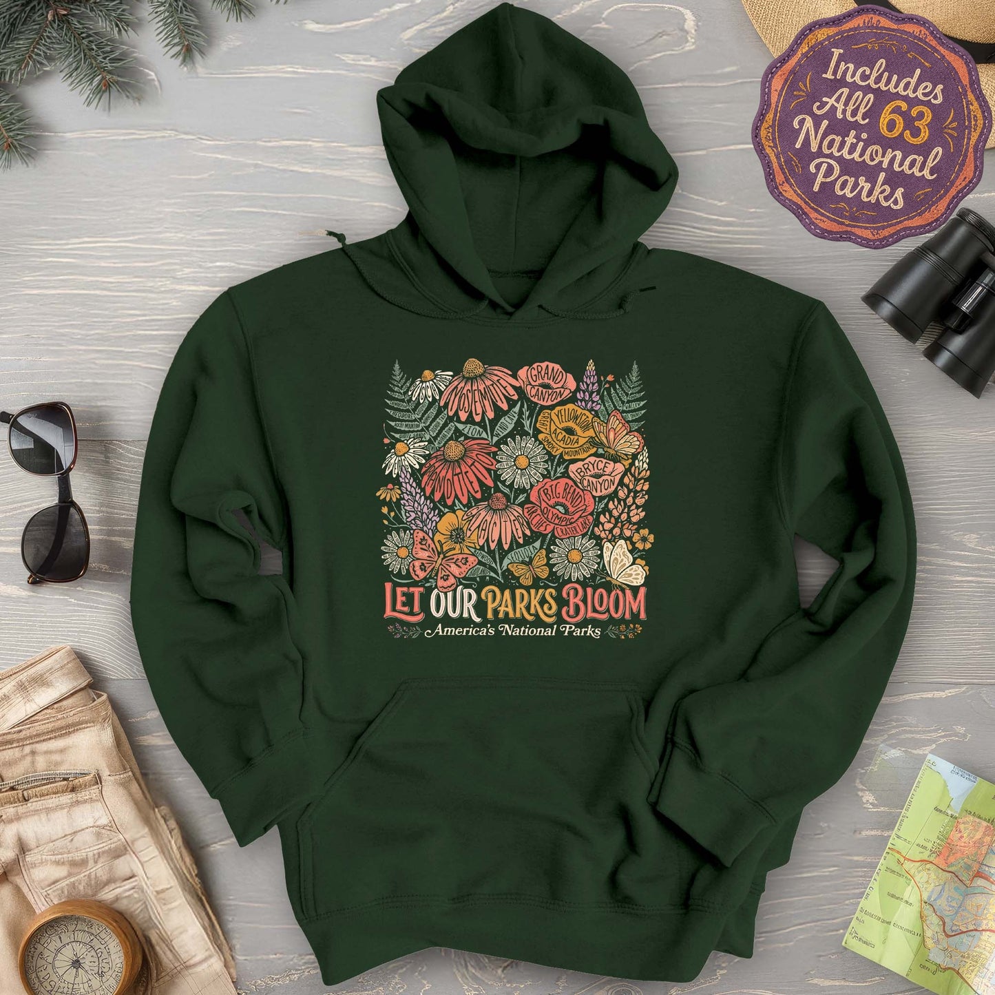 Let Our Parks Bloom Hoodie