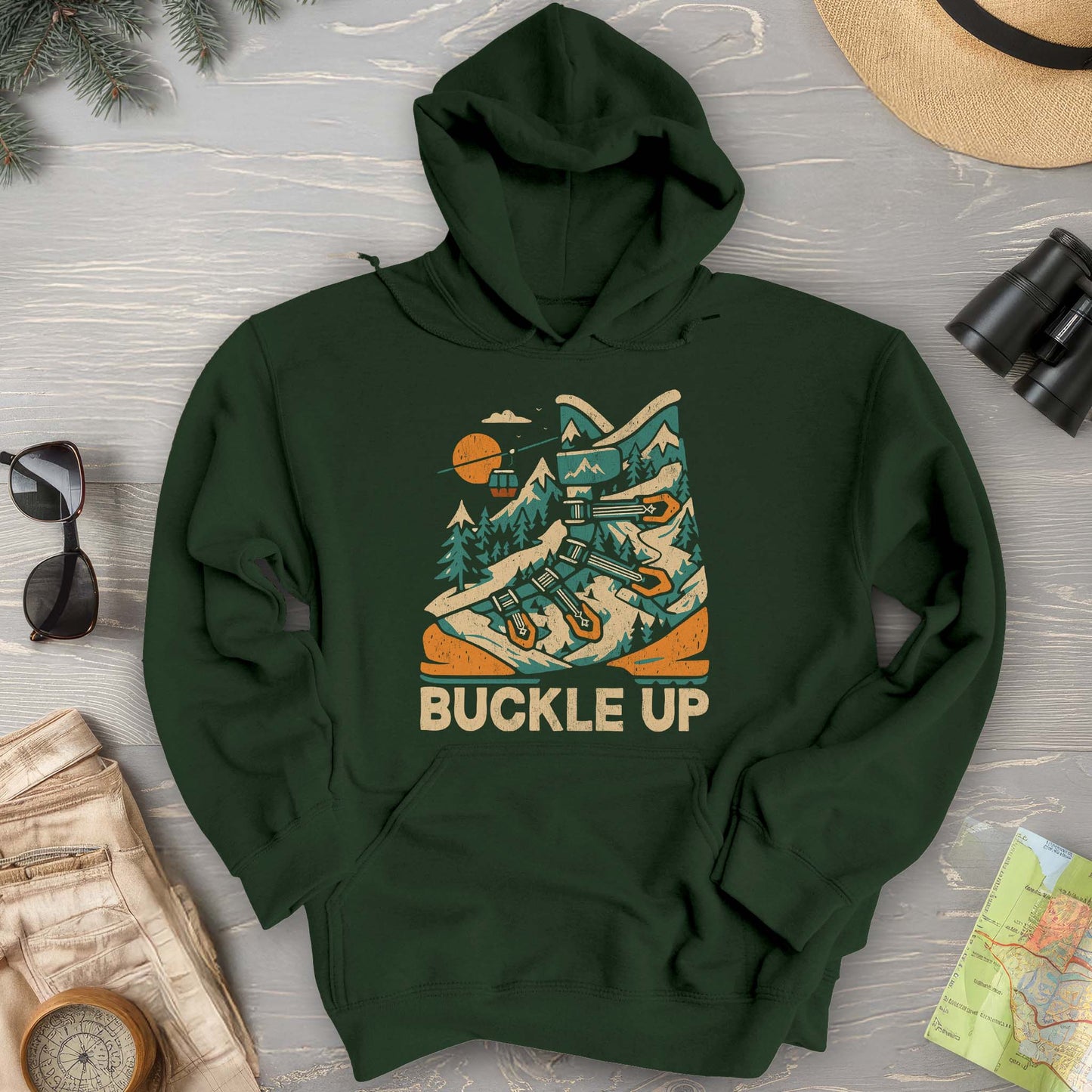 Buckle Up Ski Boot Hoodie