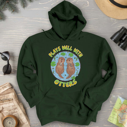 Plays Well With Otters Hoodie