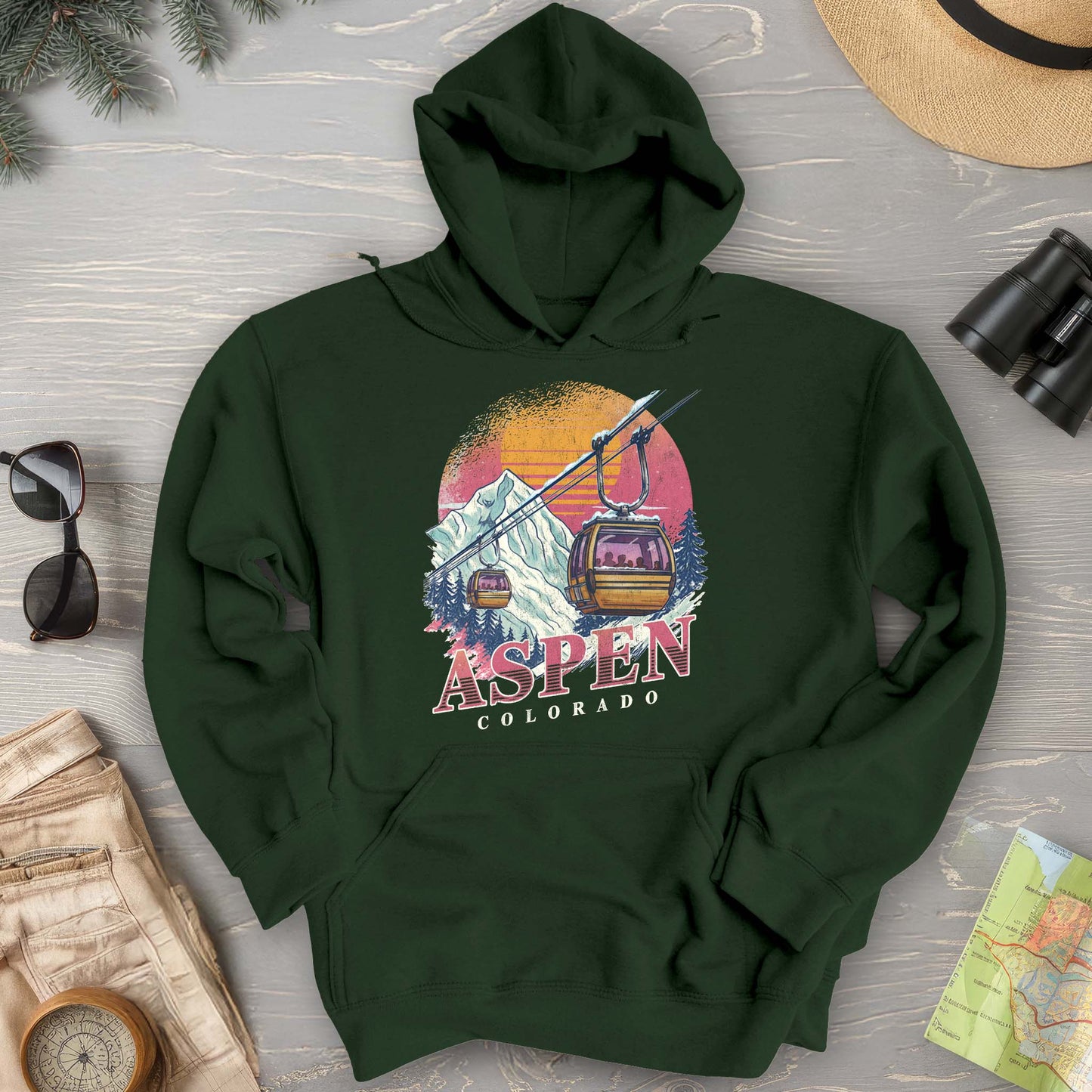 Aspen Retro Blast Hoodie