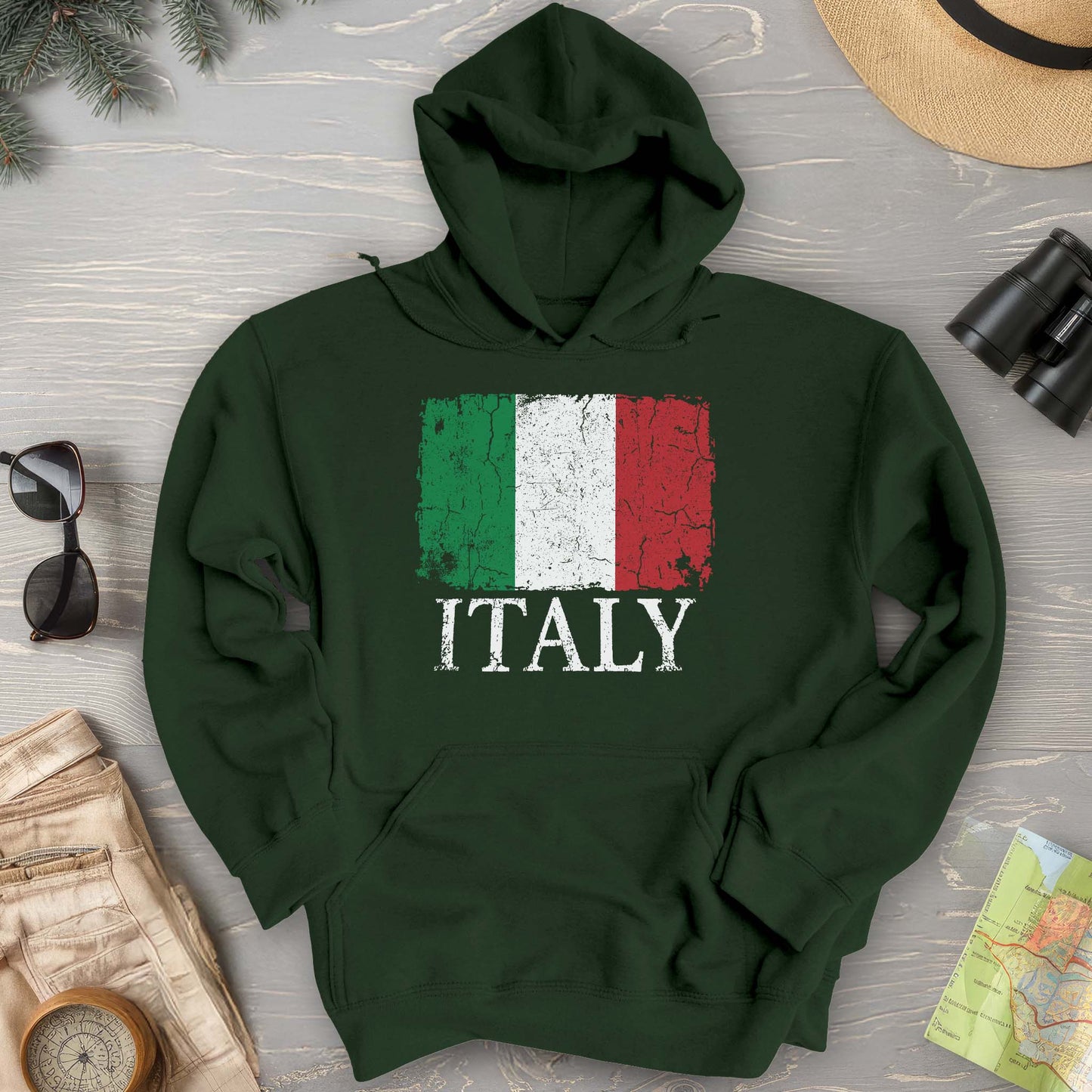 Italy Flag Hoodie
