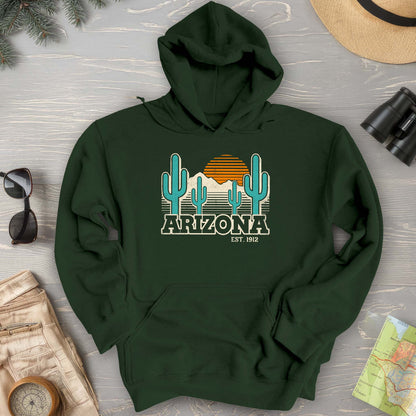 Arizona Retro Cactus Hoodie