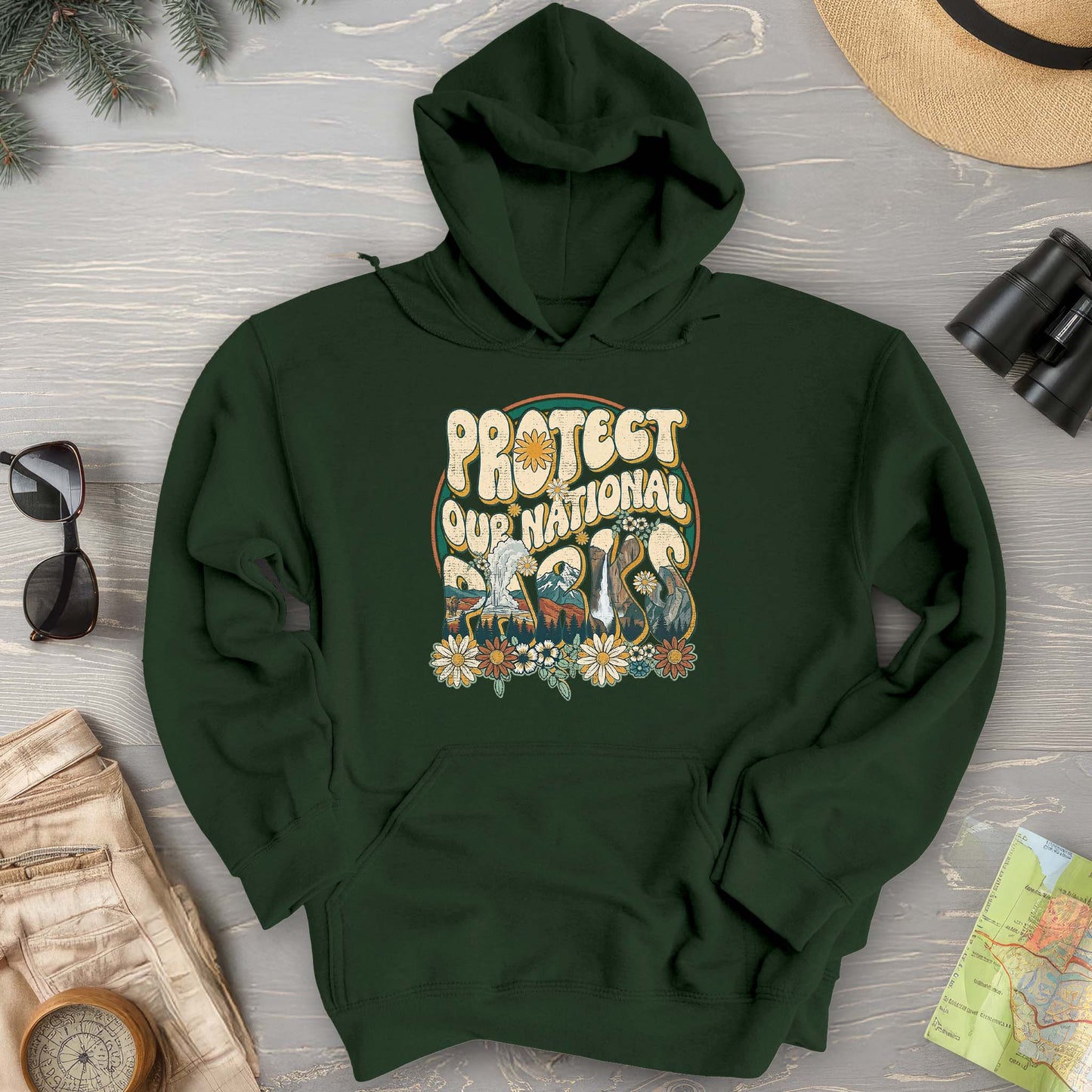 Protect Our Parks Groovy Hoodie