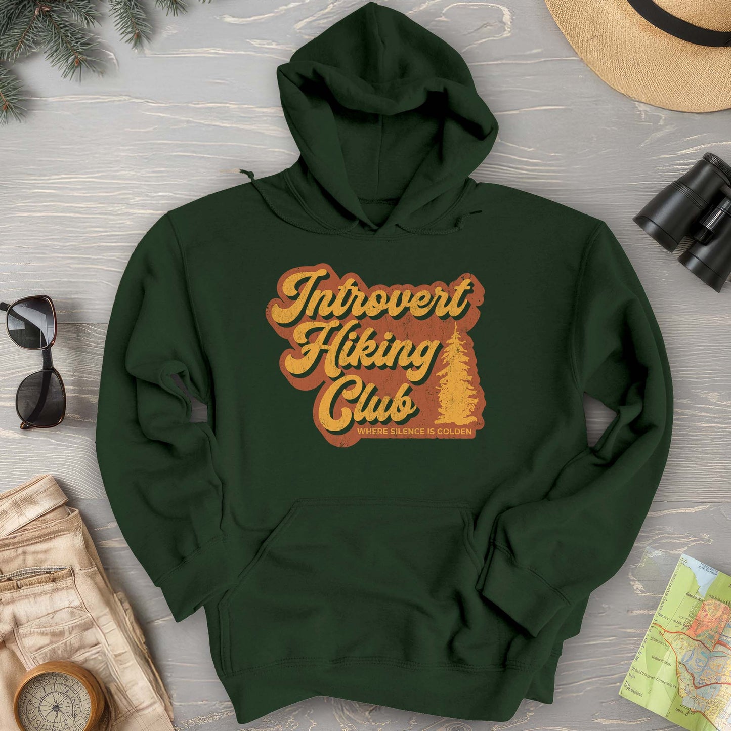 Introvert Hiking Club Hoodie