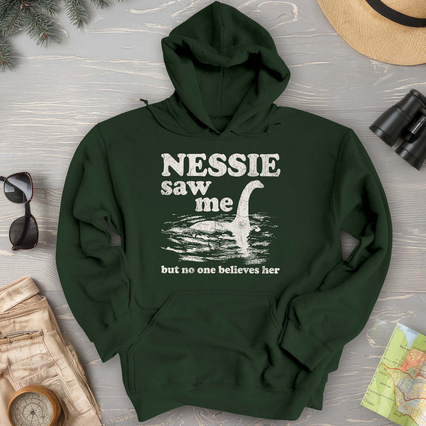 Nessie Saw Me Hoodie
