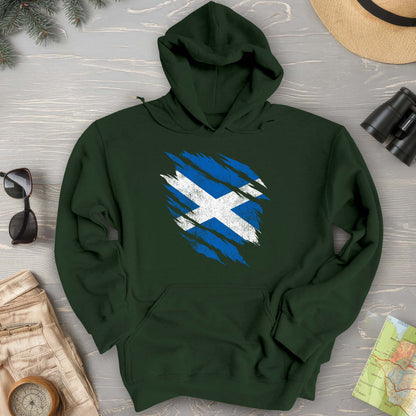 Scotland Weathered Flag Hoodie