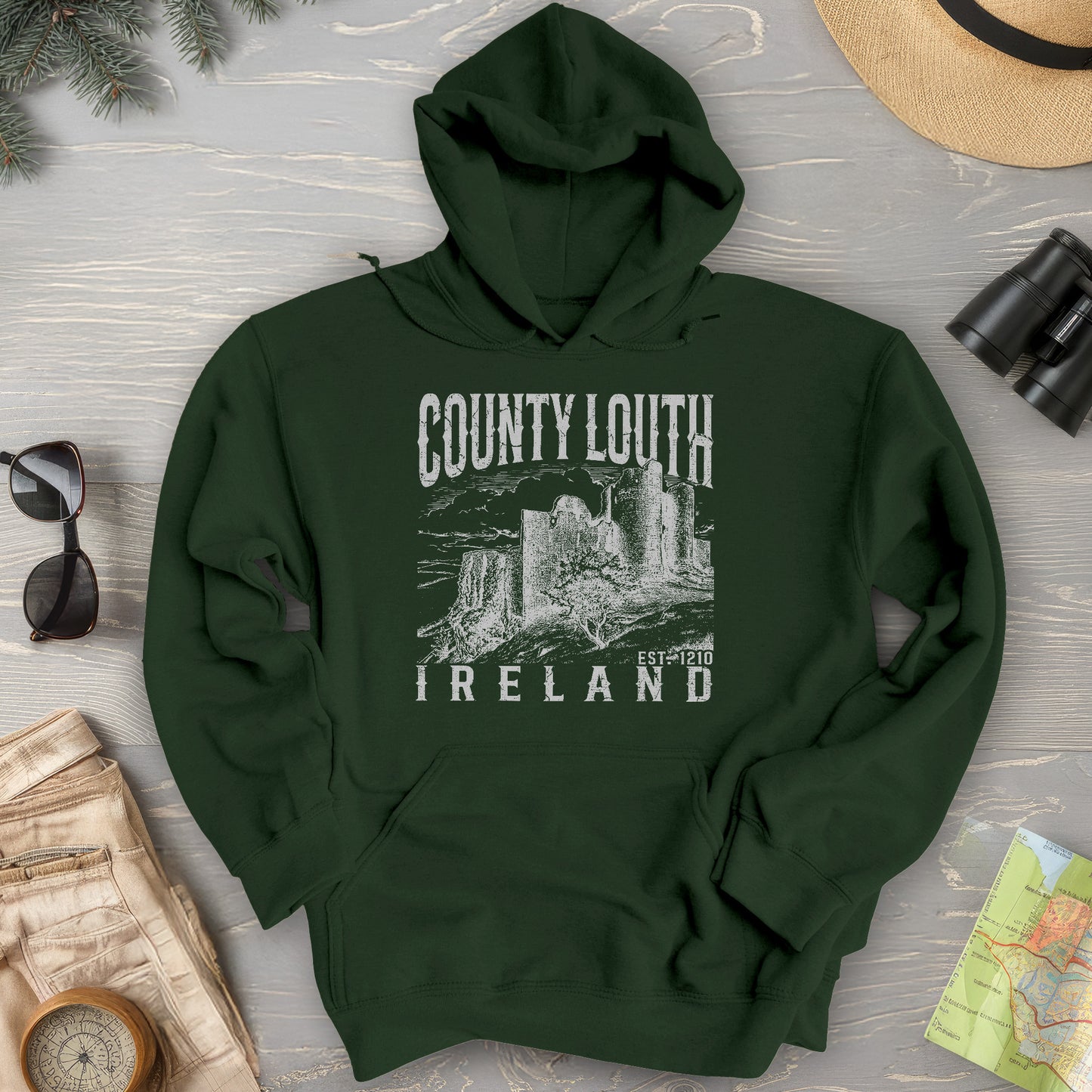 County Louth Ireland Hoodie