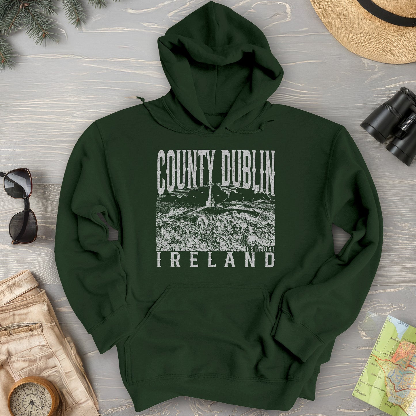 County Dublin Ireland Hoodie