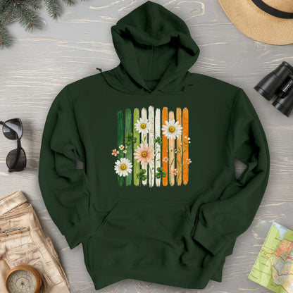 Irish Flower Stripes Hoodie