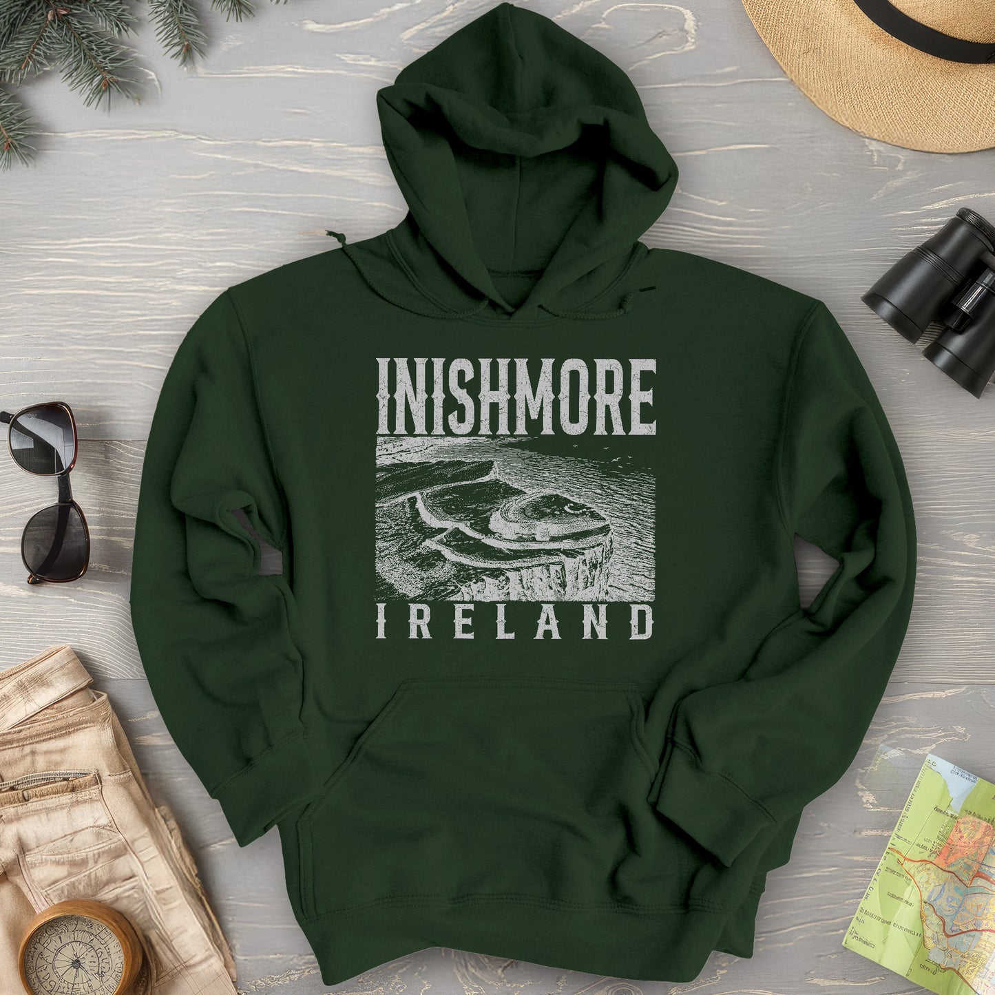 Inishmore Ireland Sketch Hoodie