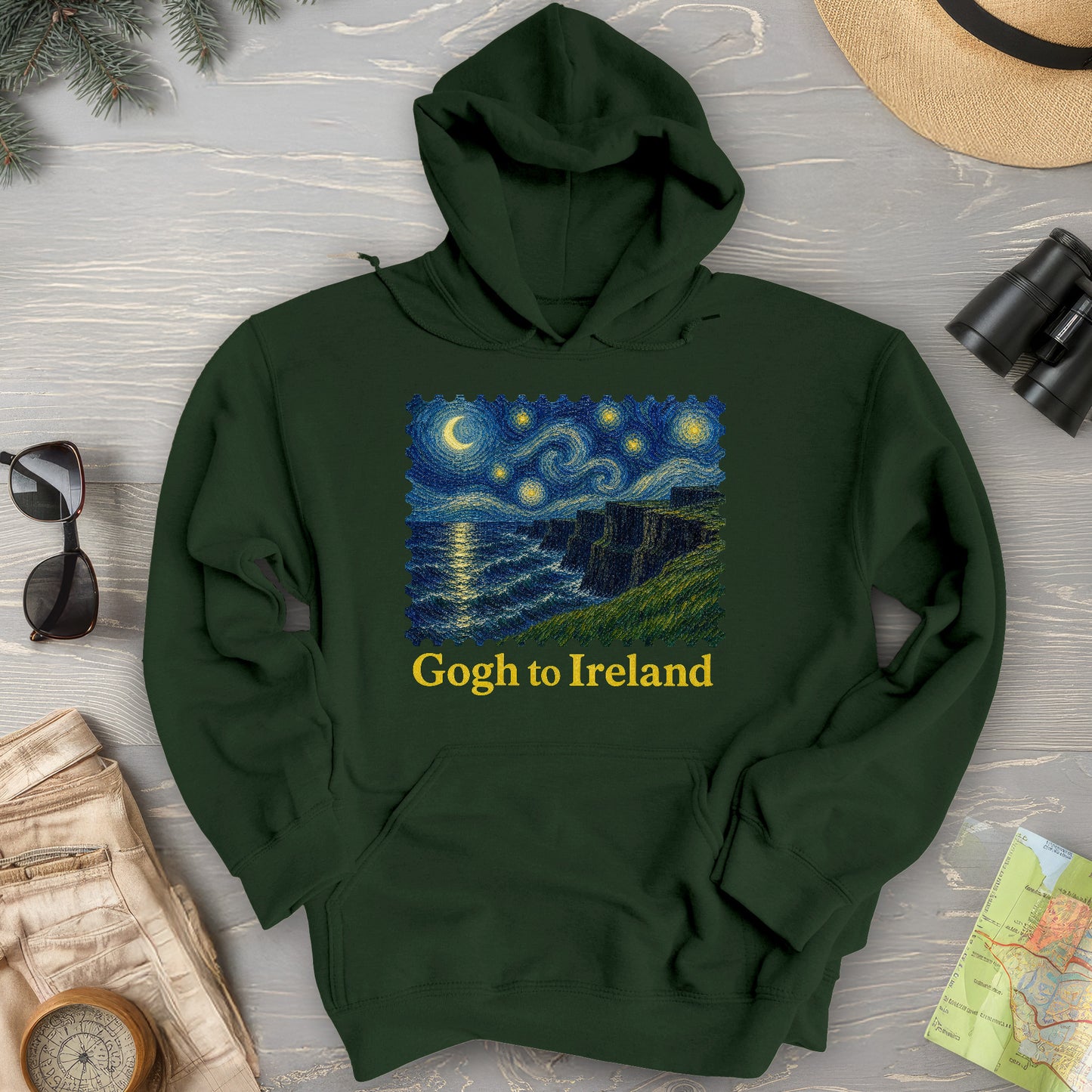 Gogh To Ireland Hoodie