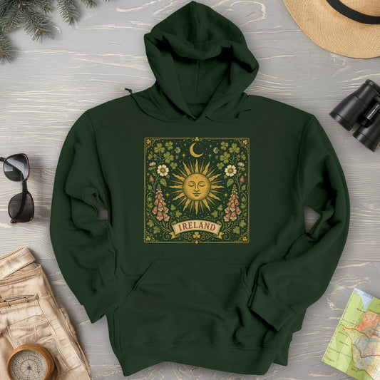Ireland Celestial Floral Hoodie