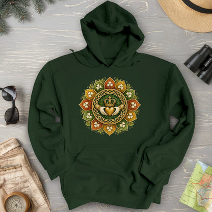 Claddagh Fall Mandala Hoodie
