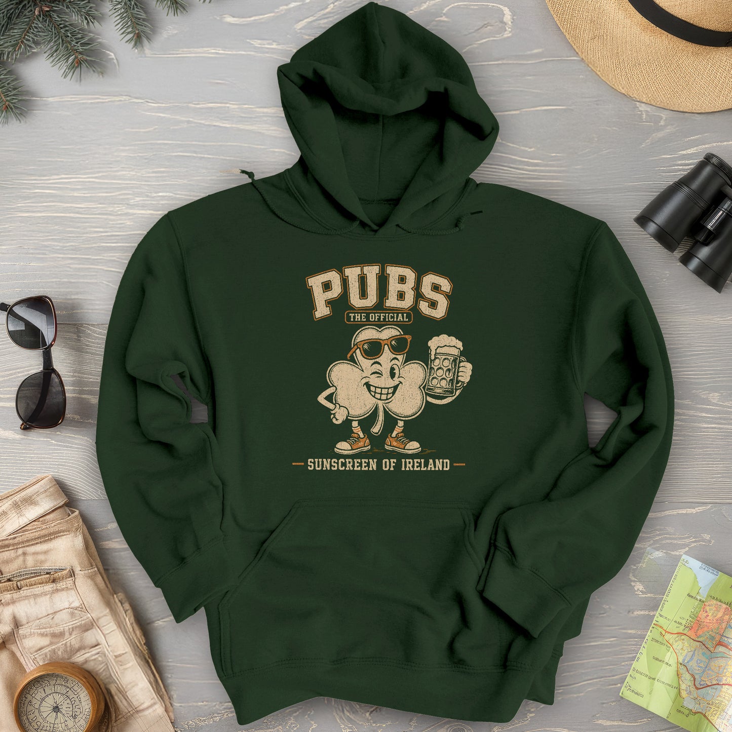 Pubs Irish Sunscreen Hoodie