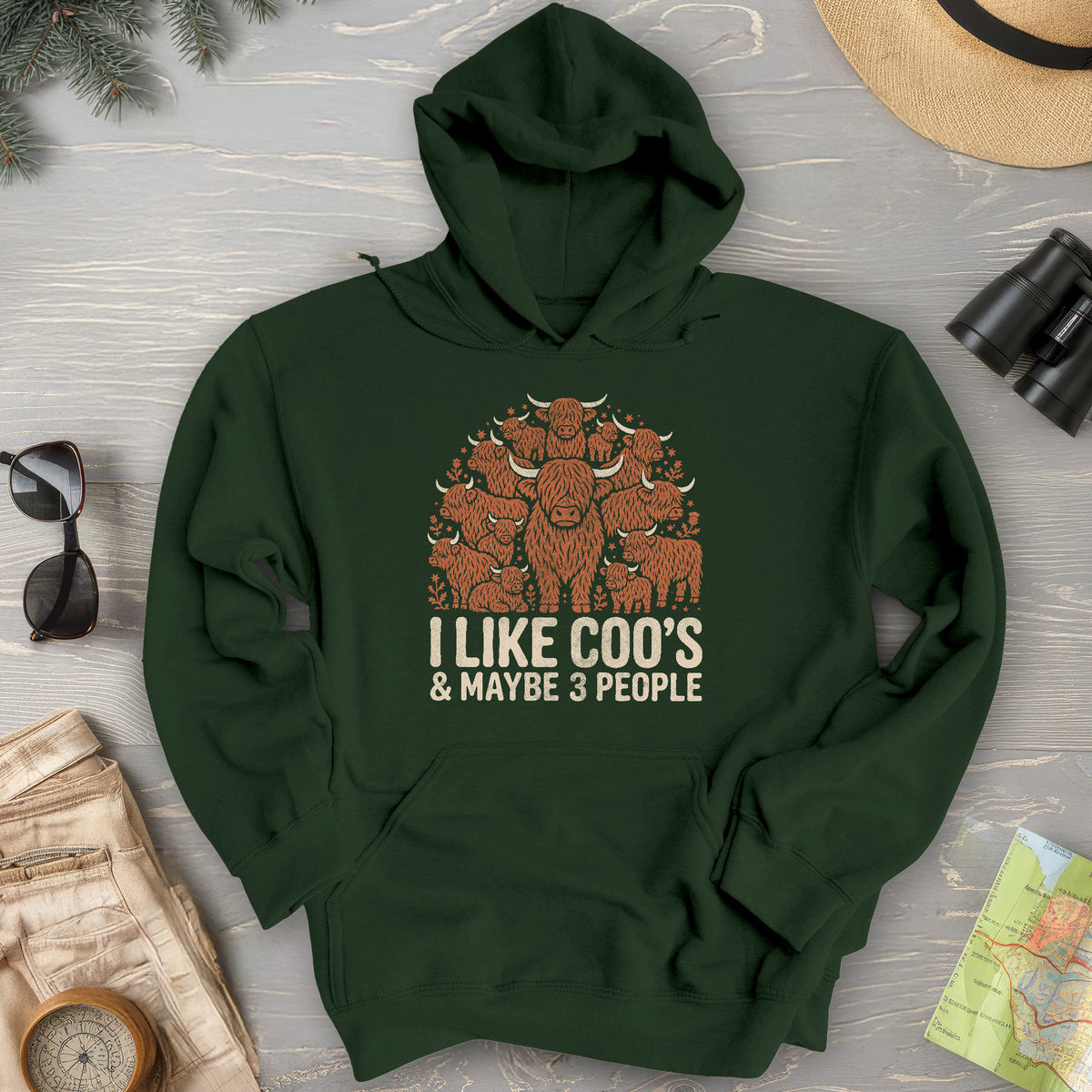 I Like Coos Hoodie