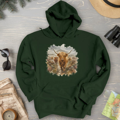 Watercolor Coos Hoodie