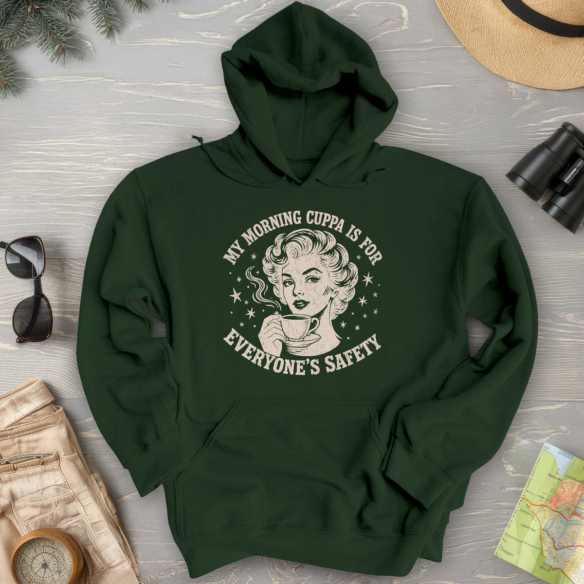 Morning Cuppa Safety Hoodie