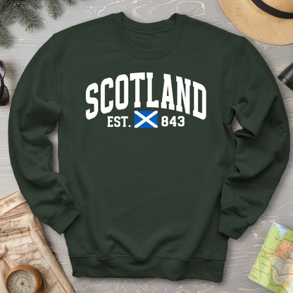 Scotland Varsity Flag Sweatshirt