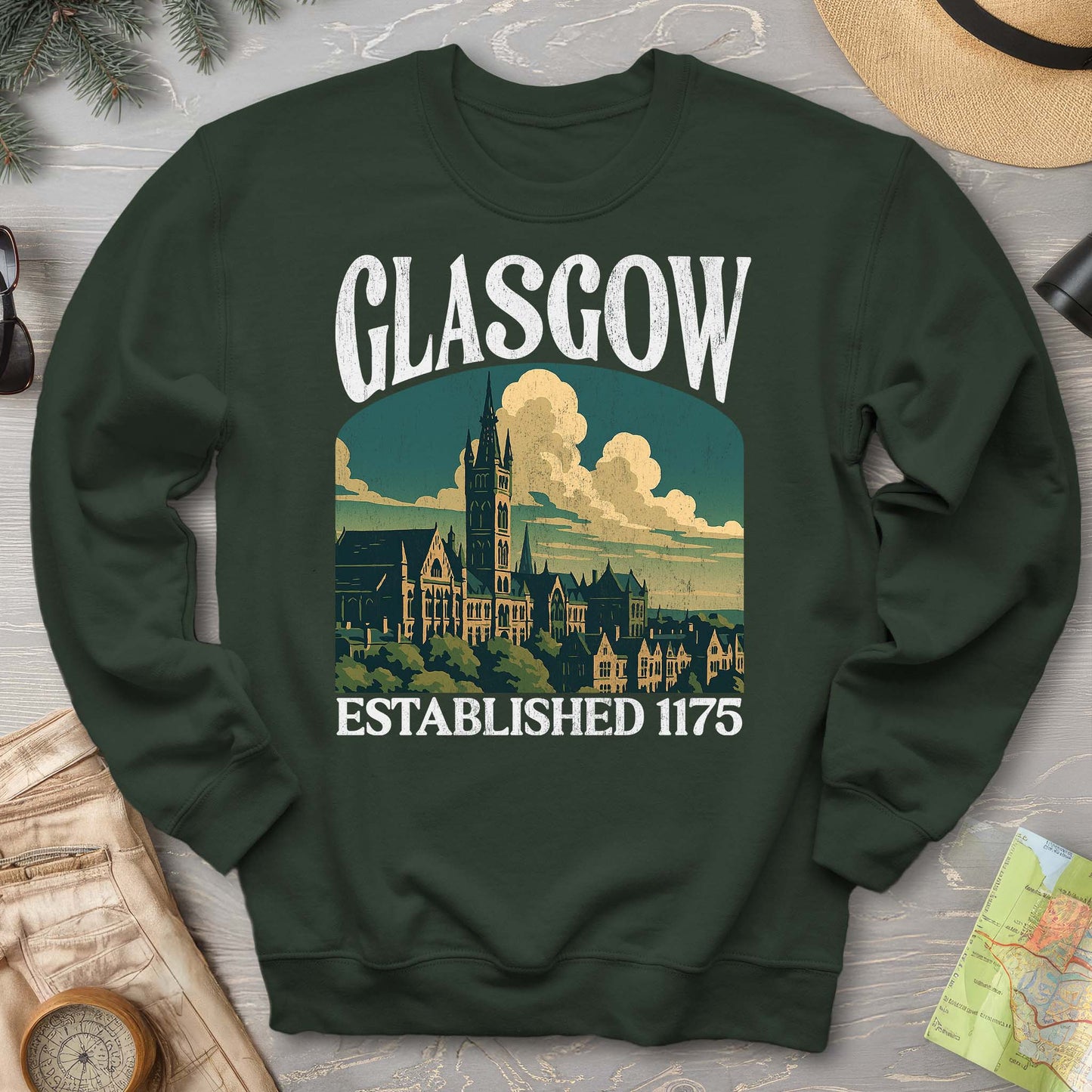 Glasgow Scotland "Big and Bold" Sweatshirt