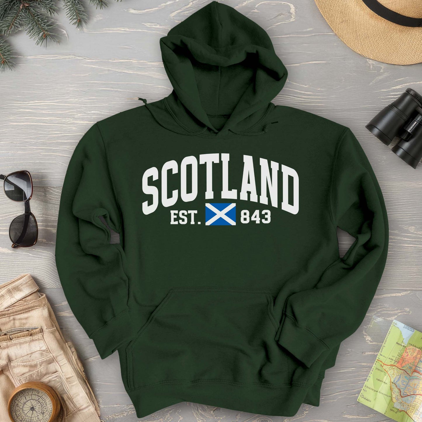 Scotland Varsity Flag Hoodie