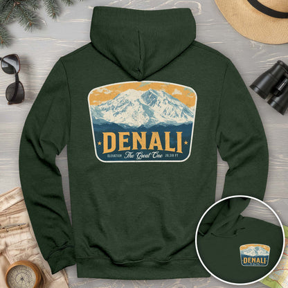 Denali "The Great One" Vintage Badge Hoodie