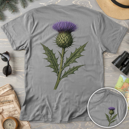 Thistle of Scotland Front/Back Print T-Shirt