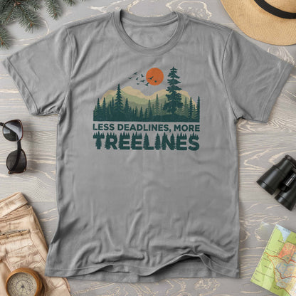 Less Deadlines More Treelines T-Shirt