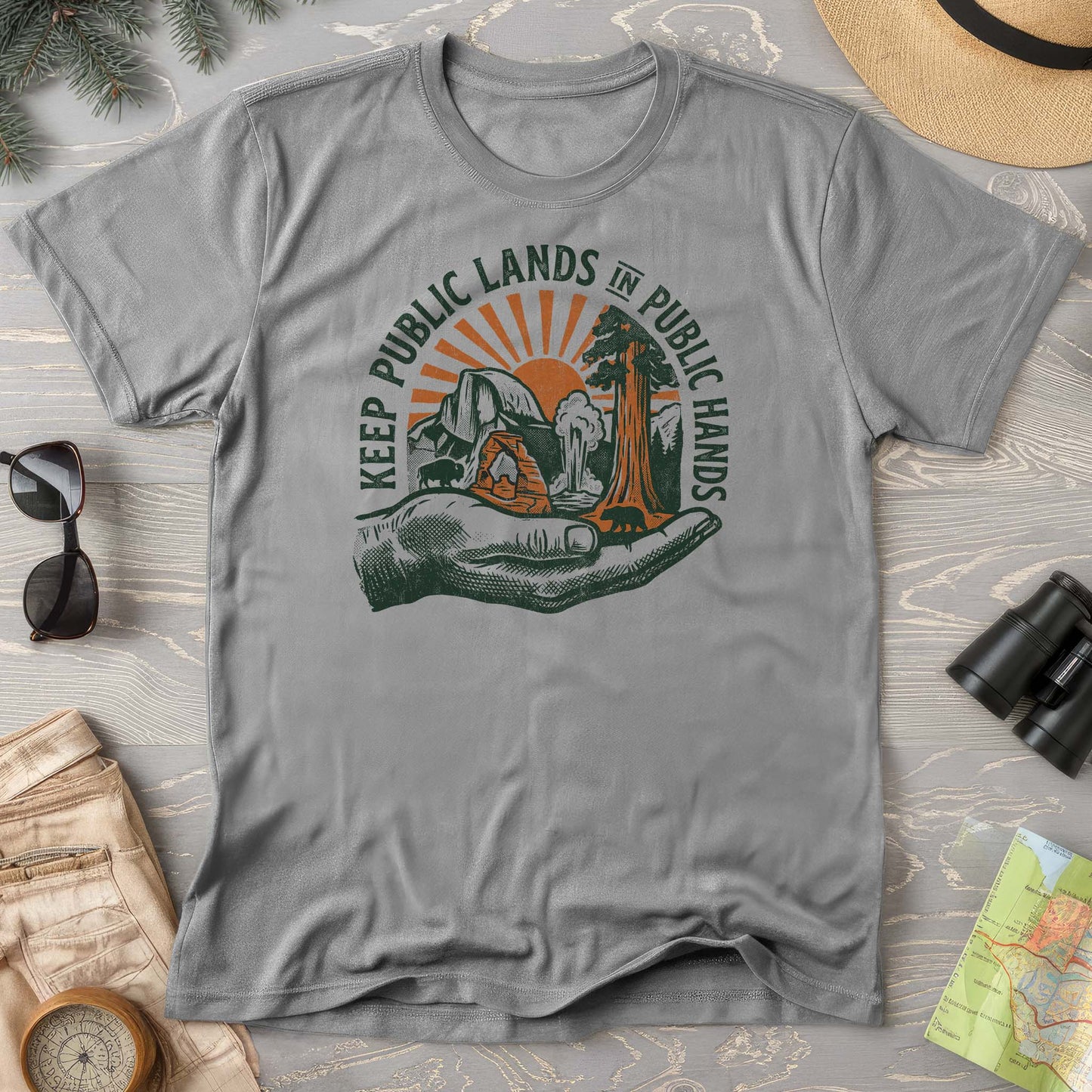 Public Lands Public Hands V1 T-Shirt