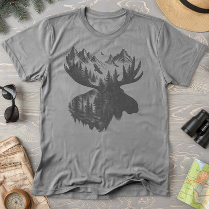 Moose Double Exposure T-Shirt