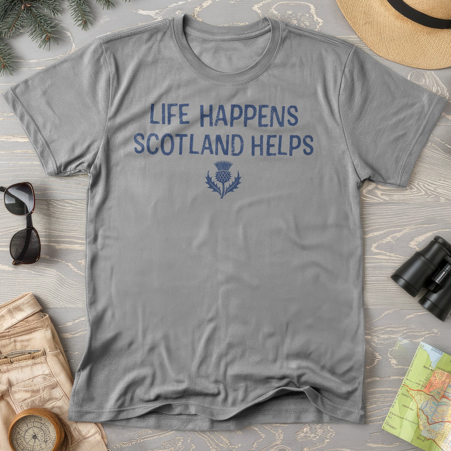 Life Happens Scotland T-Shirt