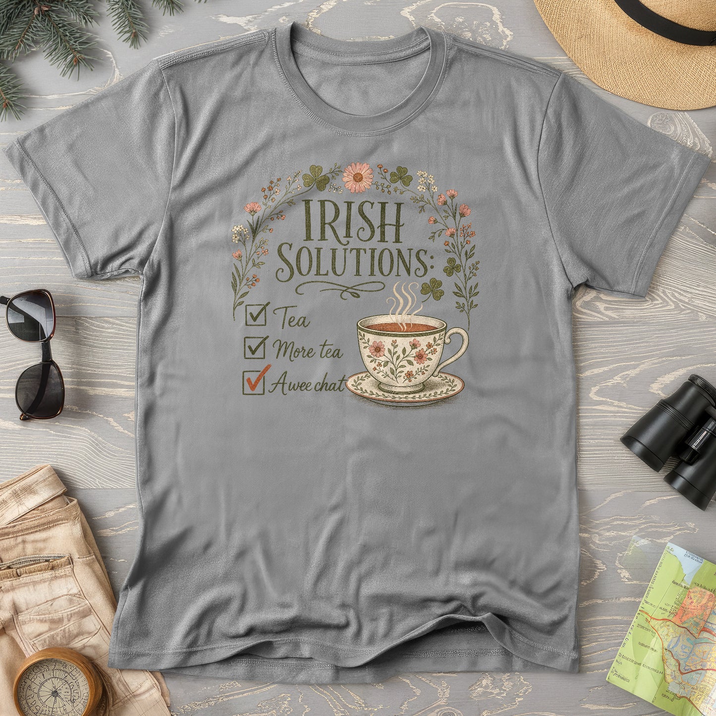 Irish Solutions Tea Cup T-Shirt