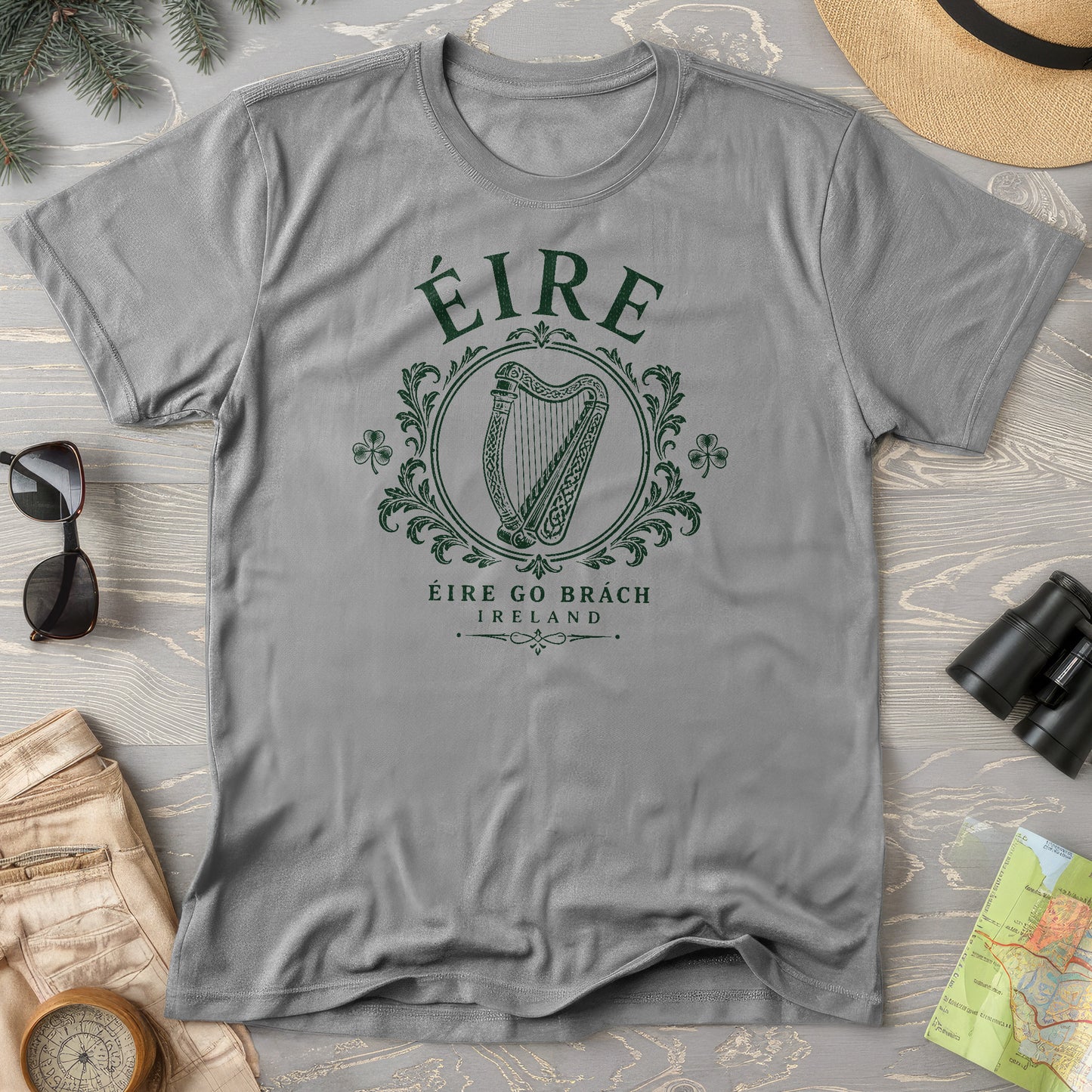 Éire Harp Laurels T-Shirt