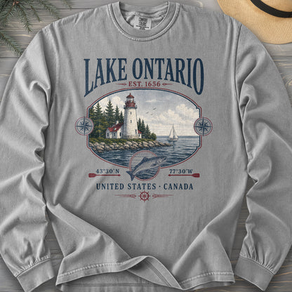 Lake Ontario Retro 90's Long Sleeve Shirt