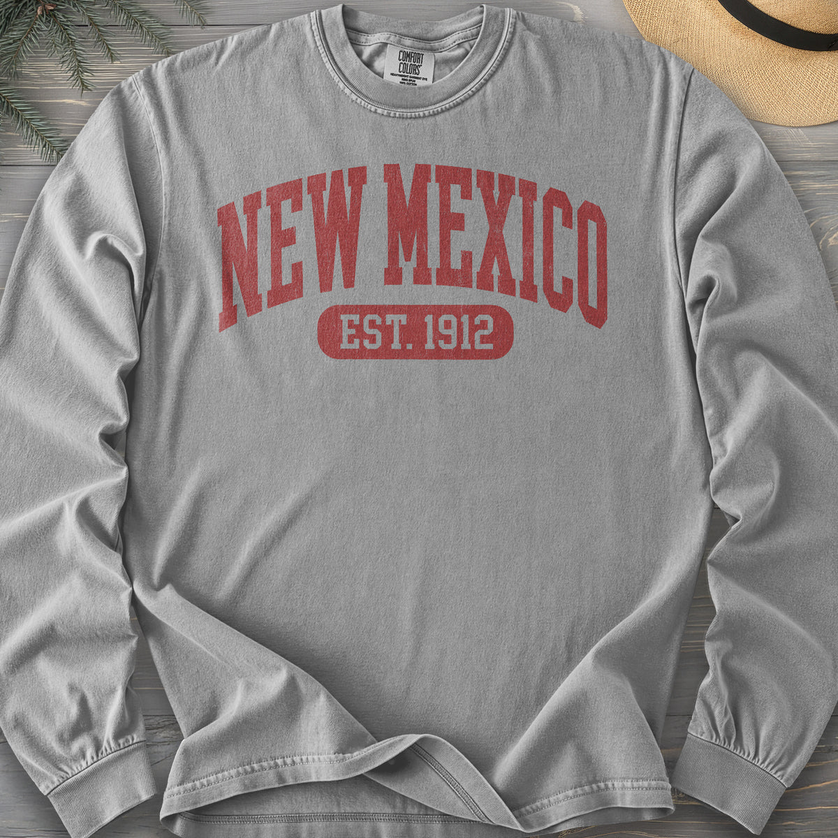 New Mexico Est 1912 Comfort Colors 6014 Long Sleeve