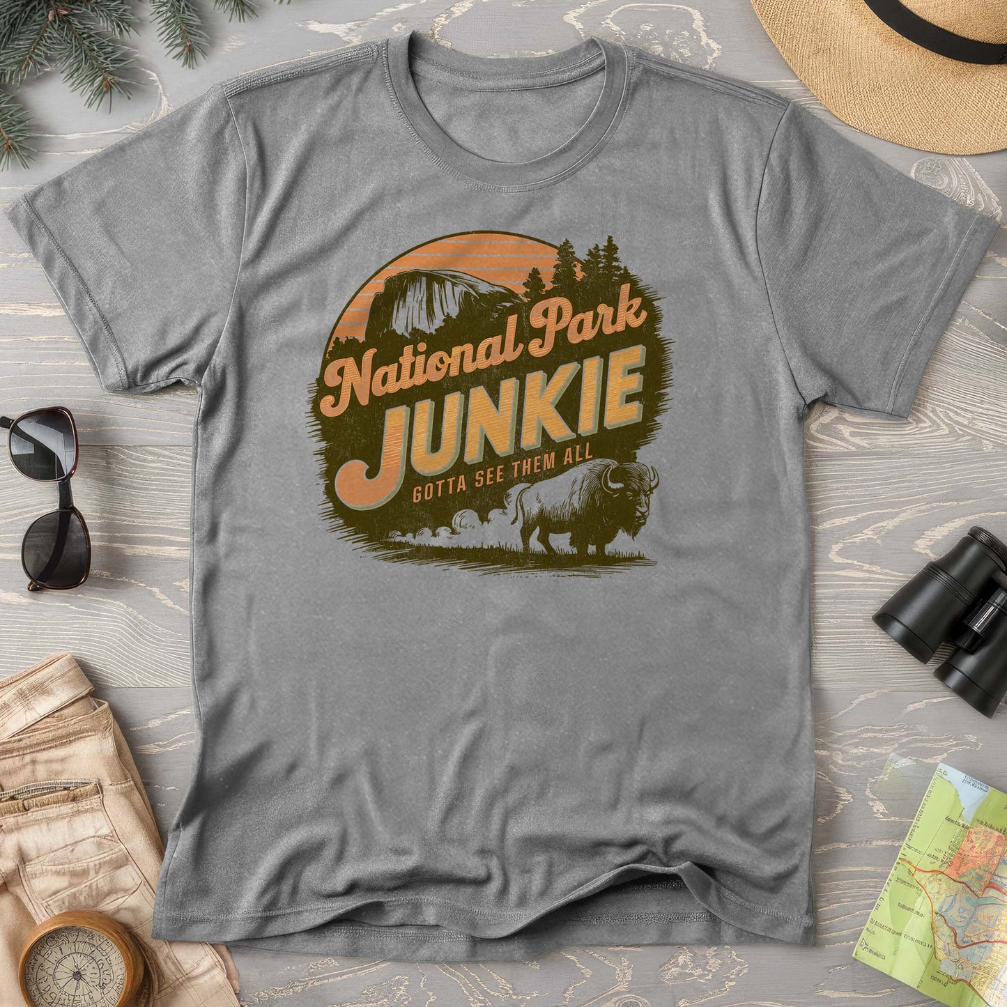 National Park "Junkie" Comfort Colors T-Shirt