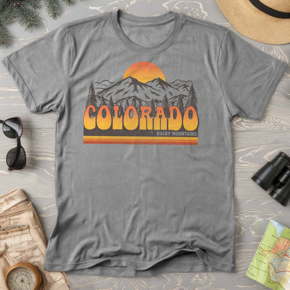 Colorado Rocky Mountains Groovy Vibes Comfort Colors 1717