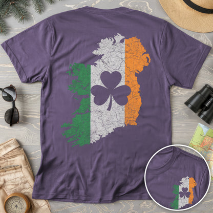 TriColor Ireland Front/Back Print T-Shirt