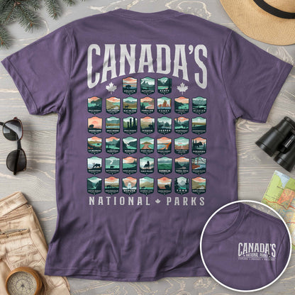 Canada's National Parks "Badges" Comfort Colors T-shirt