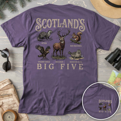 Scotland's Big Five Comfort Colors T-shirt