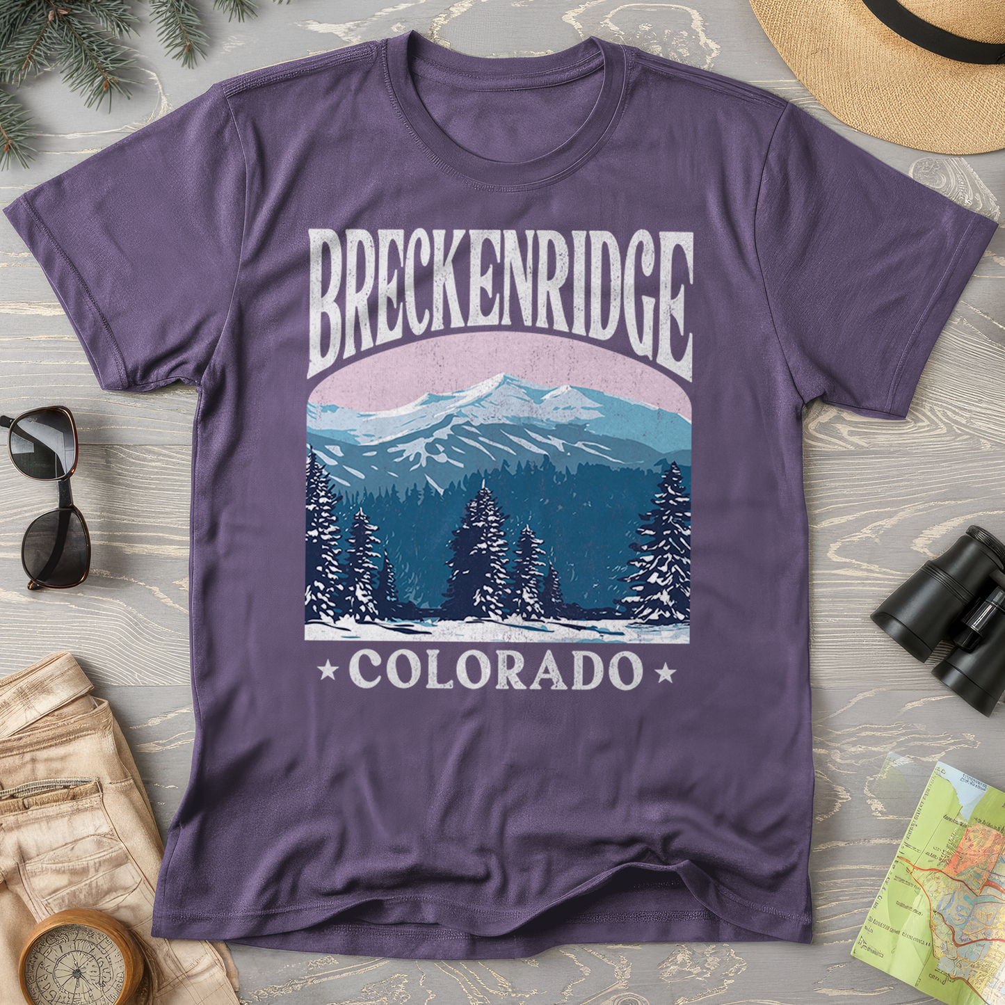 Breckenridge Colorado "Big and Bold" Comfort Colors T-Shirt