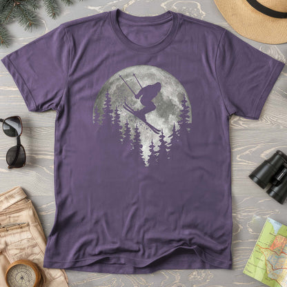 Bigfoot Ski Moon Comfort Colors T-shirt