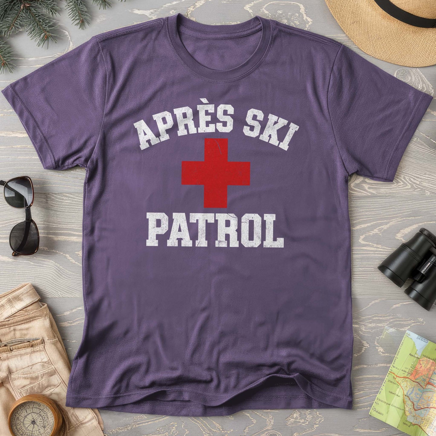 Après Ski Patrol Comfort Colors T-Shirt