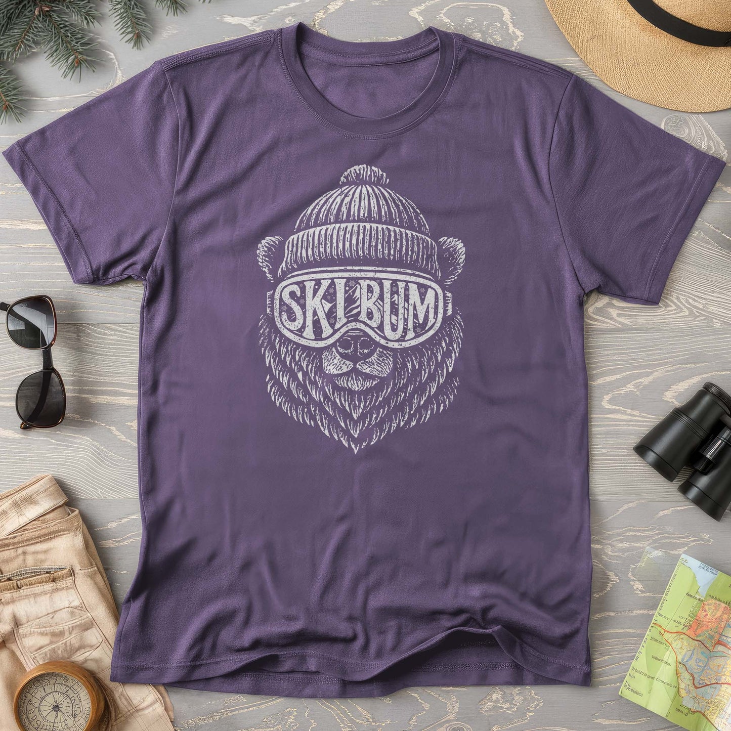 Ski Bum Bear T-shirt