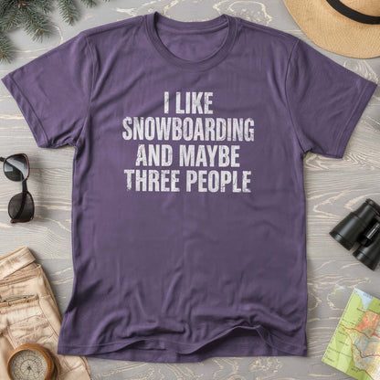 I Like Snowboarding Comfort Colors T-shirt