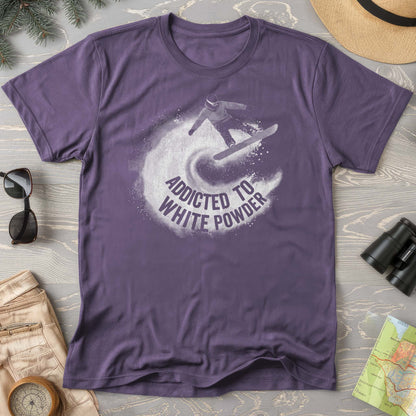 White Powder Snowboard T-shirt