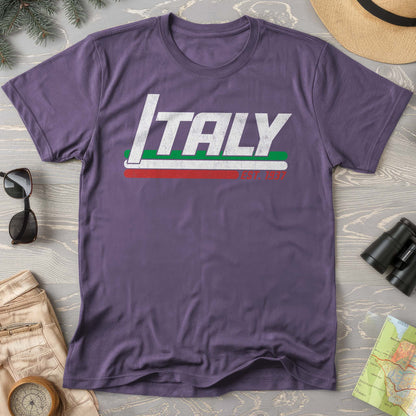 Italy Retro Stripe T-Shirt